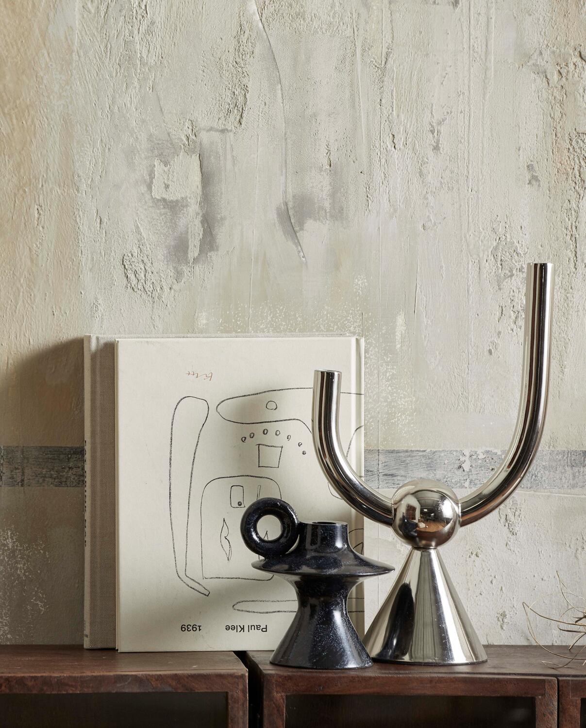 Corfu lysestage - chrome finish